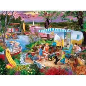 Master pieces Puzzle Pièces XXL - Base de Loisirs