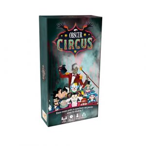 Topi games | Jeux de Société Obscur Circus | Jeu de Cartes de Stratégie et D'Interactions | 2 à 5 Joueurs | 30-45 Min | en Famille ou Entre Amis | Marque Française | Cadeau Enfant 12 Ans+