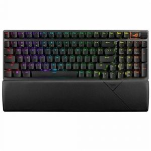 Asus Clavier de jeu mécanique sans fil Strix Scope II 96, commutateurs RVB ROG NX Snow & Storm