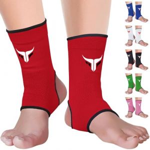 Chevillère - Mytra - Fusion - Rouge - K-Knit - Multisport - Boxe Thai - Kick Boxing