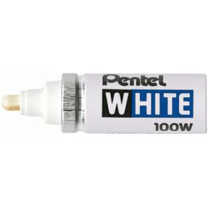 Image de Pentel Marqueur permanent 100W encre blanc pointe ogive