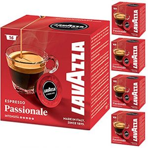 Lavazza Capsules de Café - A Modo Mio Espresso Passionale - Lot de 5 - 80 unités