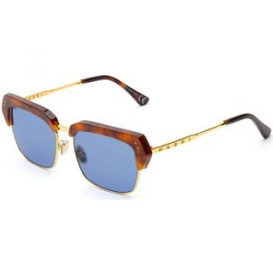 MARNI Unisex Three Gorges Blue PHD Lunettes de soleil Métal Havane Bleu Carré Normale