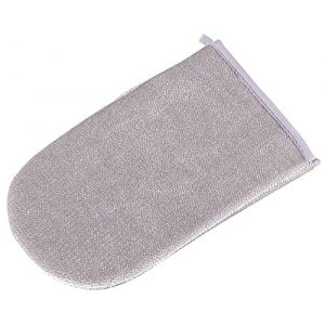 Fackelmann 59939 - COMMUTATEUR KVM - Diable de Poil Gants pour Ramasser Poils d`Animaux pour Chien Gris 24,5 x 16 cm