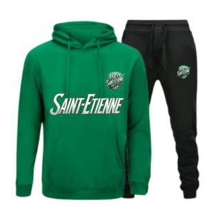 Jogging Survêtement Foot Saint Etienne Homme Femme Vert