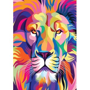 Image de Lion Color&eacute;