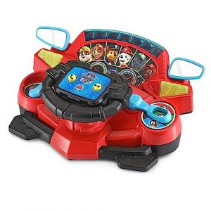 Vtech 2-en-1 Guidon et Volant Paw Patrol Adventure Missions (3480-542722) - Version Espagnole