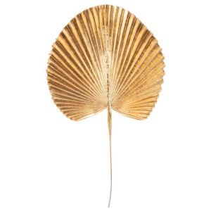 Ruedelafete Branche Feuille de Palme Or 42cm