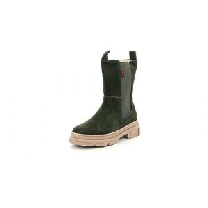 Kickers Garçon Fille GOZ Bottine, Kaki Marine, 33 EU