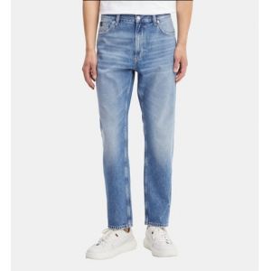 Calvin Klein Jean dad tapered coton délavé Bleu Jeans - Couleur Bleu - Taille XS