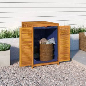 VidaXL Boîte de rangement de jardin 70x87x104 cm bois massif d'acacia