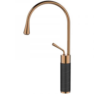 Invena Robinet Cuisine Mitigeur Marbre Bronze Noir Monocommande