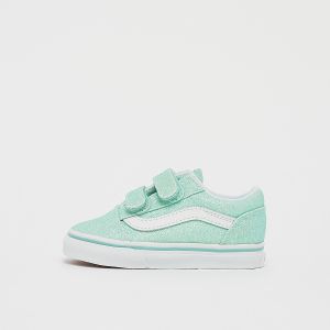 Image de Vans Old Skool V, Skool, Chaussures, glitter/pastel blue, Taille: 21, tailles disponibles:19,20,21,22,23.5,18,24,25,26 - Couleur Marine - Taille 21