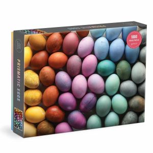 Galison Puzzle 1000 pièces : Oeufs colorés