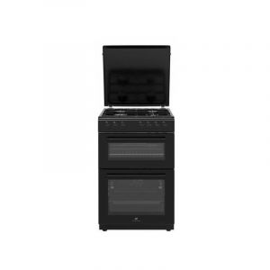 Continental Edison Cuisiniere gaz CEDF6060B1 - 4 feux - noir - L60 xP60 x H90 cm