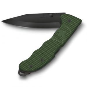 Victorinox Couteau Pliant - Hunter Evoke Bsh Alox - Lame Inox 10 Cm - 4 Fonctions - Couleur Olive