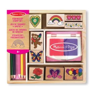 Melissa & Doug Tampons en bois : Friendship