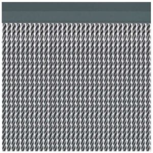 Curtain Acudam Manacor Doors Silver Exterior PVC Aluminium 90 x 210 cm