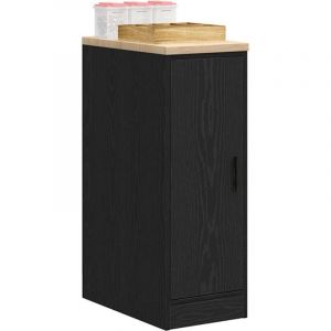 VidaXL Armoire de rangement de garage noir 30x51x85 cm bois de pin