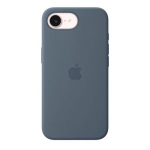 Apple en silicone avec MagSafe Bleu maritime pour iPhone 17e