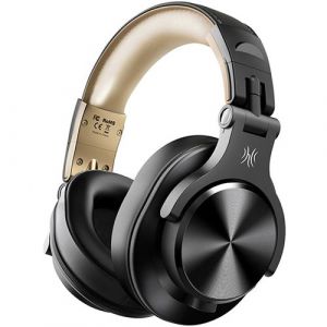 Casque audio bluetooth 5.2 studio dj 72h autonomie - oneodio fusion a70 - Or
