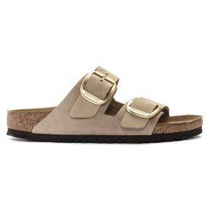 Birkenstock Mules femme Arizona Big Buckle Nubuck Leather