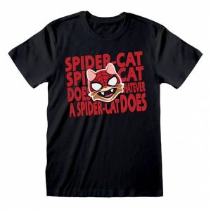 Spider-Man Miles Morales Spider-Cat de Marvel Comics Hommes T-shirt SMM06097TSB