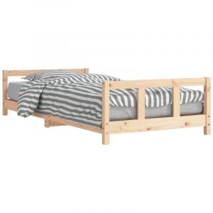 VidaXL Cadre De Lit Pour Enfants 90x200 Cm Bois De Pin Massif
