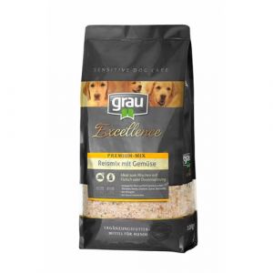 Grau L’original Exc SDC Premium Mix Mélange De Riz Avec Des Légumes Pour Chiens, Lot De 1 (1 x 1,5 kg), Complément Alimentaire Pour Chiens
