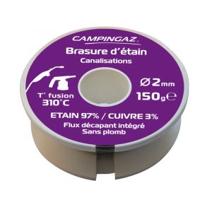 Campingaz Brasure d'étain 97% Cuivre 3% Canalisations D2 150g