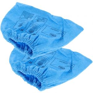Image de Vhbw 2x Filtre textile compatible avec Parkside PWD 12 A1, 20 A1 aspirateur sec et humide - Sac filtrant, lavable bleu