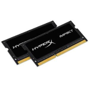 Kingston HX316LS9IB/16 - Barrette mémoire Hyper X Impact RAM 16 Go (2 x 8 Go)  DDR3L SO DIMM 1600 MHz 204 broches