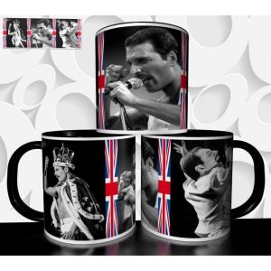 MUG personnalis&eacute; Tasse &agrave; caf&eacute; - GROUPE ROCK QUEEN R&eacute;f 1329