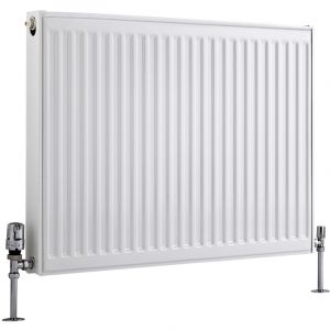 Hudson Reed Radiateur &agrave; panneaux Type 21 horizontal Eco 60 cm x 80 cm x 7,3 cm 1071 Watts