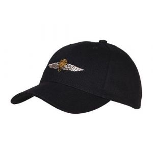Fostex Casquette Noire Type Baseball REGLABLE Brode Parachute avec Aile US AIR Force 215150 Airsoft Armee Militaire US AIR Force