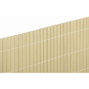 Nortene Canisse PVC double face 20mm - coloris Bambou - 1x3m