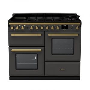 Falcon PIANO DE CUISSON ESTEL DELUXE OC TAB MIX 110 CM ARDOISE LAITON ANTIQUE