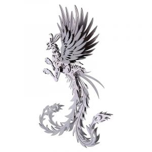 Dam Assemblage 3d en acier inoxydable. Mod&egrave;le f&eacute;nix.