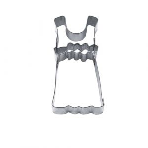 St&auml;dter Staedter gaufrage Robe Forme Cookie Cutter, Argent