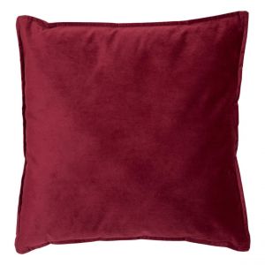 Coussin Lilou 55x55cm - Rouge grenat