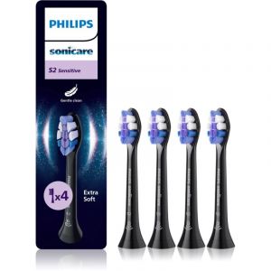 Philips Brossette dentaire S2 4 pack noire HX6054/88