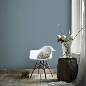 Superfresco Easy Papier peint intissé uni Acier 1005 x 52cm Gris bleuté