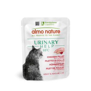 Almo Nature Nature HFC Urinary Help filet de poulet avec cranberries pâtée pour chat (50 g) 24 x 50 g