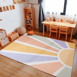 Carpetsale24 Tapis enfant tapis de chambre de b&eacute;b&eacute; multicolore 80x120 cm tapis chambre enfant tapis chambre b&eacute;b&eacute;