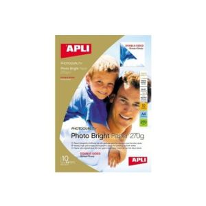 Agipa 10 feuilles de papier photo Bright brillant 270g (A4)