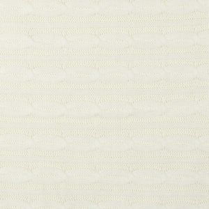 Plaid S rpa "Torsad&eacute;" 120x150cm Cr&egrave;me Prix