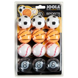 JOOLA Jeu de 12 balles de tennis de table sports
