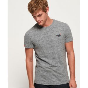 Image de Superdry T-shirt brodé vintage Orange Label - Couleur Gris - Taille M