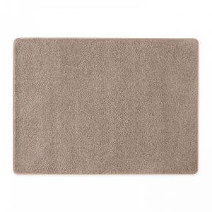 Oviala Tapis d'intérieur rectangulaire en polypropylène 200X290 cm Taupe