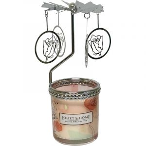 Kontiki Coffret cadeau bougie Heart and Home Amour avec son Carrousel